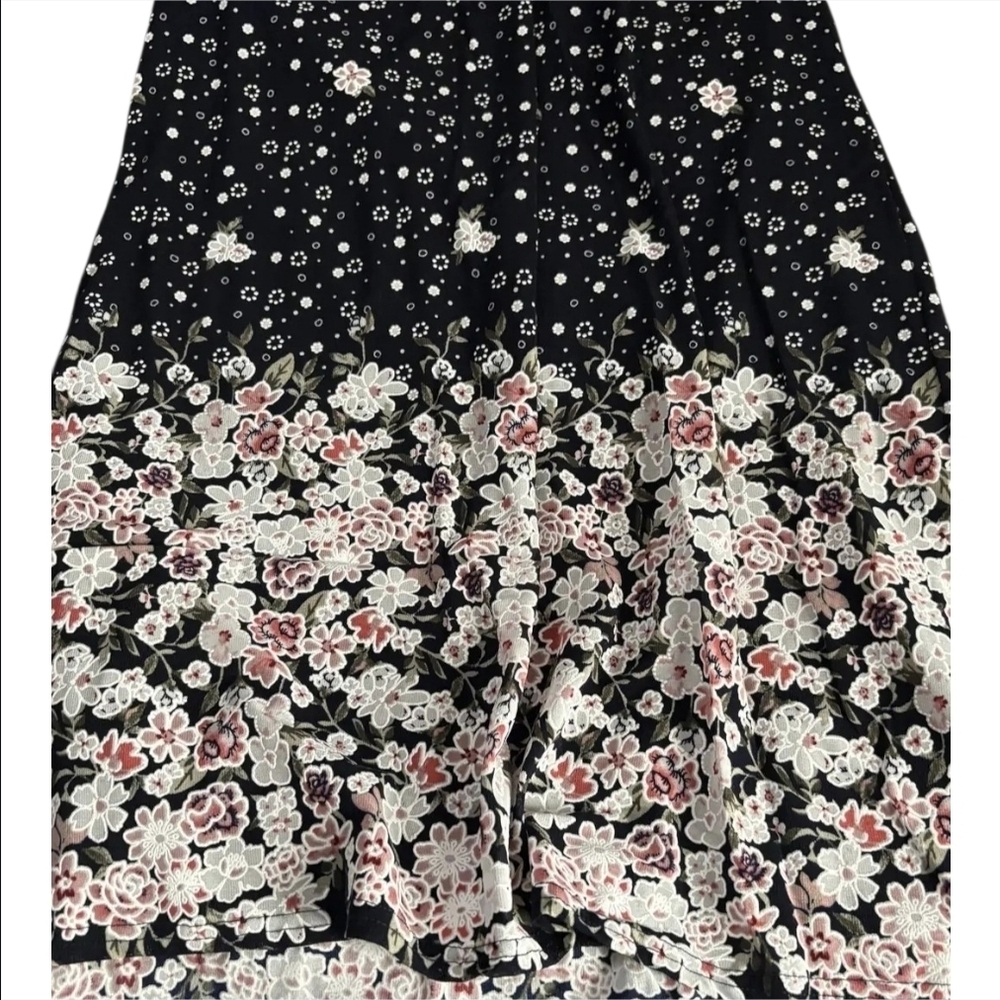 Siren Lily Petite Floral Tie-Sleeve Shift Dress - Boho-Size Petite SM - Picture 4 of 7